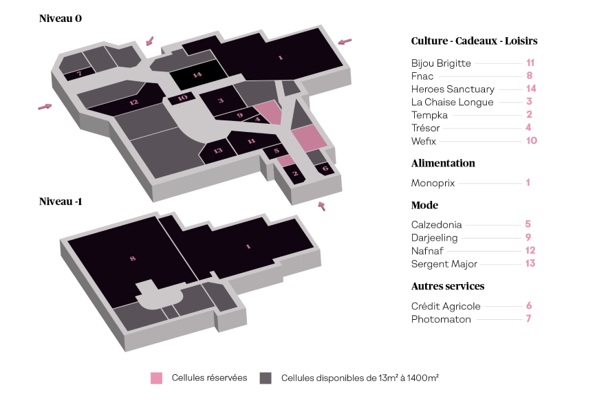 Plan du centre